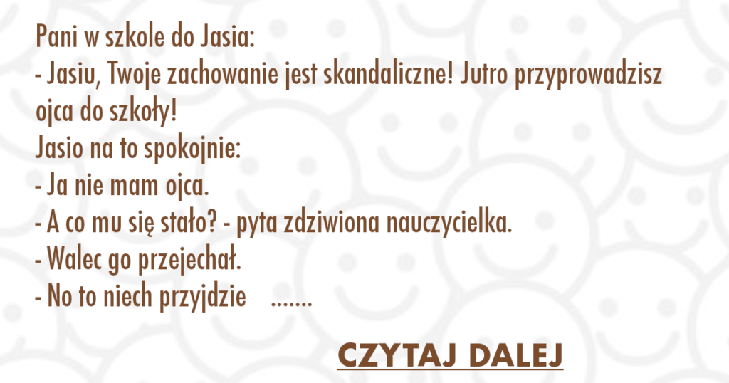 Kawał: Pani w szkole i Jasiu – Czu.pl – Najlepsze kawały w sieci