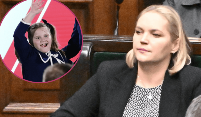 Wpis Dominiki Chorosińskiej wywołał burzę. Tak nazwała córkę Karola Nawrockiego