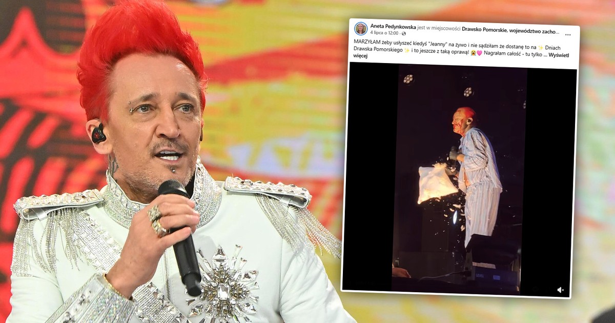 Michał Wiśniewski zakrwawiony i obezwładniony na scenie podczas Dni Drawska Pomorskiego