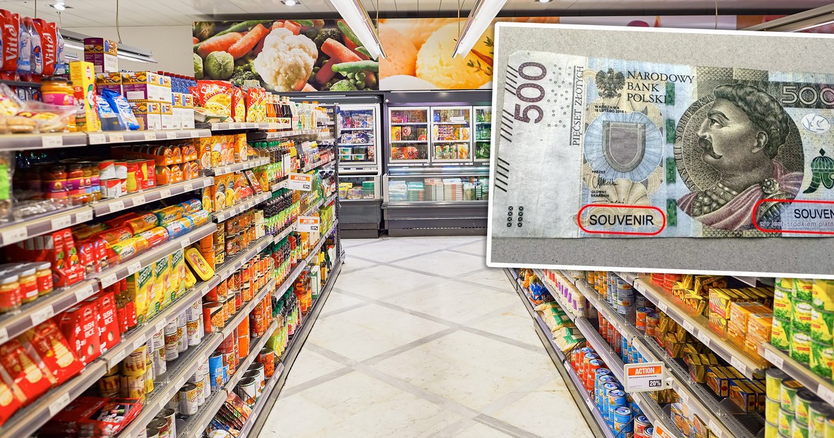 Żagań: 37-latka zapłaciła w sklepie banknotem z napisem "souvenir". Grozi jej 8 lat więzienia
