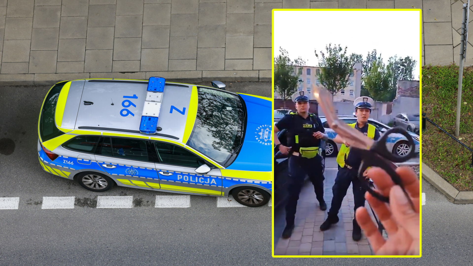 Łódzka policja o nagraniu z kierowcą z Ukrainy: interwencja była w maju, mężczyzna został deportowany